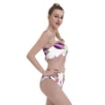 thumbnail image 6 of High Waisted Bikini Sets For Women, Eggplant Garlic Purple Swimsuits Tummy Control, Two Pieces Bathing Suit, 6 of 8