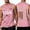 Pink, variant on Mens Sleeveless Tee Shirts Casual 250 Years Of Freedom Muscle Tank Tops Sleeveless Graphic Shirts American Flag Patriotic Shirt
