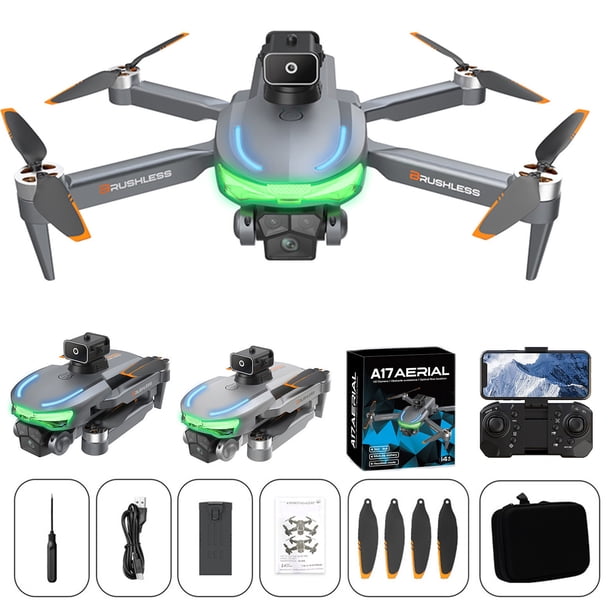 Drone con motor sin escobillas y cámara HD 3, 2,4 G, WIFI, FPV, RC, cuadricóptero con modo sin cabeza, seguimiento de altitud, juguetes para evitar obstáculos, regalos para niños y adultos Akmoler