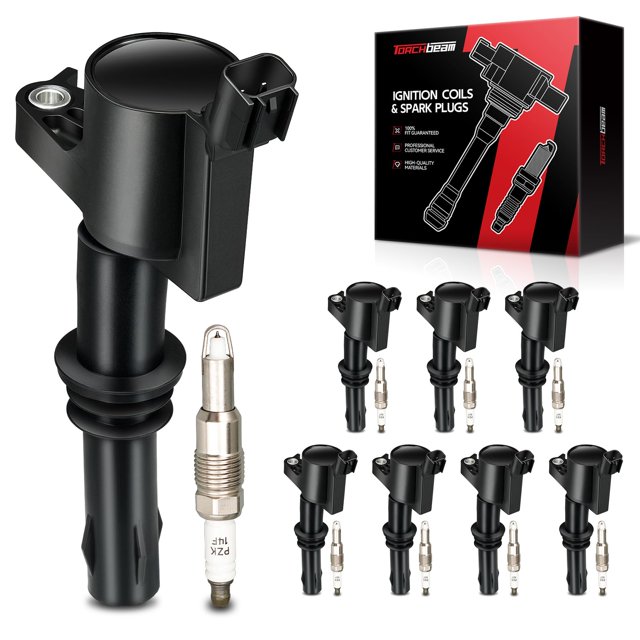 Set de bobinas de encendido y bujías Torchbeam FD508 para Ford