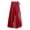 Burgundy, variant on Yeahdor Womens Ladies Lace-Up Flowy Skirt Ballet Modern Dance Costume Solid Color High Waist Dance Training Skirt