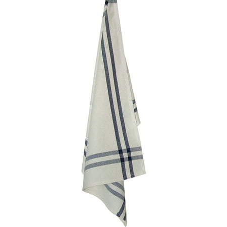 

Dunroven House Cream Towel with Navy and Dijon Stripes 20 x 29