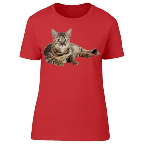 Bengal Cat Looking Straight T-Shirt Women -Image by Shutterstock, Female Small