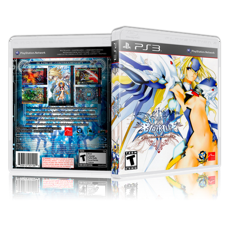 BlazBlue Continuum Shift Custom Replacement PS3 Cover and Case. NO GAME!!