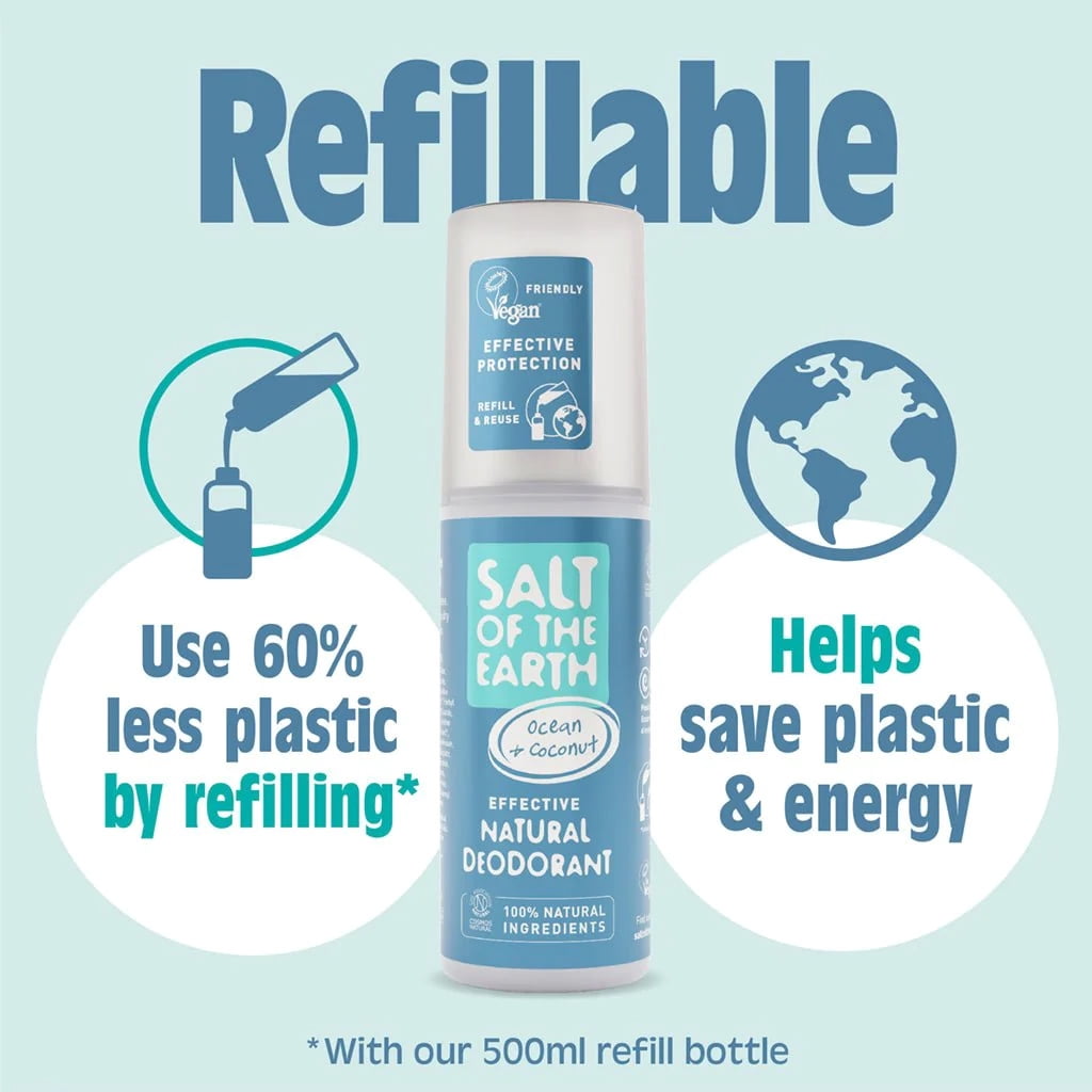 Salt Of The Earth Ocean + Coconut Natural Spray Deodorant 100ml