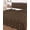 Dark Brown, variant on Twin Quilt Bedding Set, Dark Brown Rattan Reversible Summer Quilt 3 Pieces, Vintage Abstract Wicker Texture Lightweight Bedspreads Coverlets with 2 Pillow Shams for All Seasons