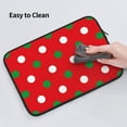 thumbnail image 5 of Pofeuu White and Green Polka Dot Print Laptop Carrying Case,13-15-Inch Laptop and Tablet, Sleek Design, Durable and Water-Repellent Fabric, Business Casual or School-15 inch, 5 of 8