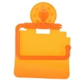 thumbnail image 5 of FUEENIRVA Suction Paper Towel Holder Plastic Orange Modern Design 1Pack, 5 of 8