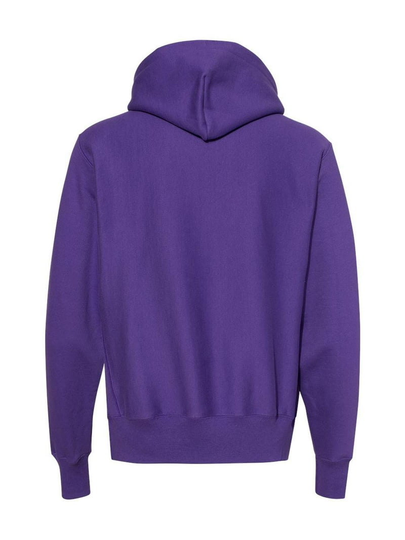 Champion Reverse Weave Hooded Sweatshirt, Purple, Size S, Warm