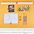 thumbnail image 4 of TISHIRON Paint by Numbers for Adults,16x20 inch Canvas Wall Art Colorful Cactus Bloom Oil Painting by Numbers Kit for Home Wall Decor (Frameless), 4 of 6