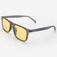 thumbnail image 5 of Night Vision Glasses Anti Glare Night Driving Glasses Yellow Tinted Sunglasses for Men and Women with HD Yellow Glasses for Night Driving Sun Glasses Retro Rectangle Trento in Gray, 5 of 10
