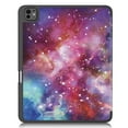 thumbnail image 6 of SaniMore for Apple iPad Pro 13 (2024) Case, Auto Sleep/Wake, PU Leather Case with Tri-Fold Kickstand & Pencil Holder Shockproof Protective Cover for Women Men, Galaxy, 6 of 9