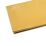 K & S 252 Brass Sheet Metal, .015 x 4 x 10 In. - Quantity 6