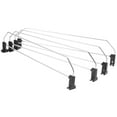 thumbnail image 1 of OULII Magnetic Shelf Divider Partition Baffle Silver Galvanized Iron Shelf Organization 4pcs, 1 of 8