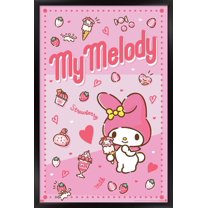 Hello Kitty and Friends: 23 My Favorite Flavor - My Melody Wall Poster, 14.725" x 22.375" Framed