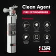 thumbnail image 6 of H3R Performance HalGuard Clean Agent Car Fire Extinguisher - 2.5 lb. Chrome, 6 of 7