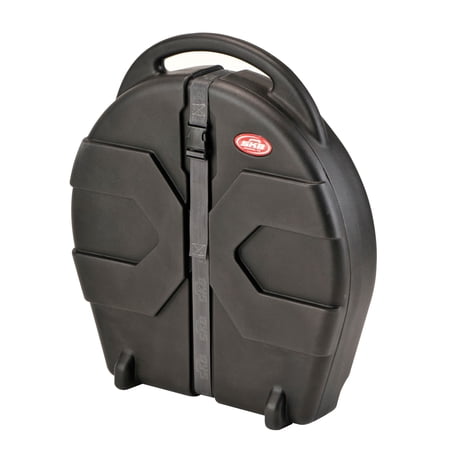 SKB ATA 22 Inch Cymbal Vault, Rolling Case with Handle, Wheels and Dividers, Black