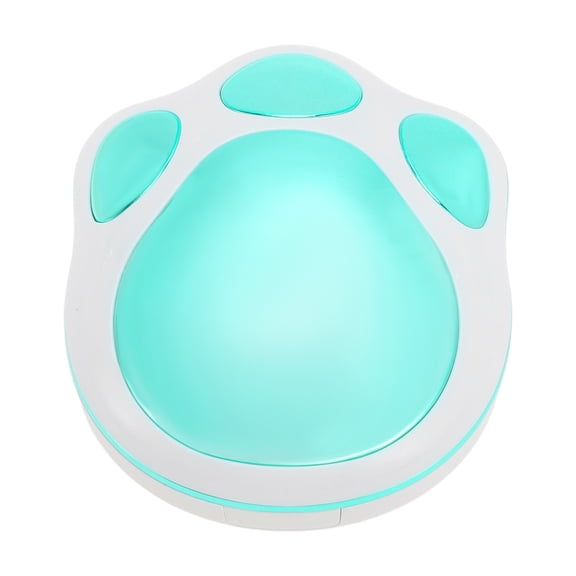 Unique Bargains 1 Set Contact Lens Case Electroplated Cat's Paw Lens Storage Case Blue