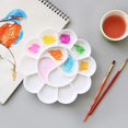 thumbnail image 2 of Palette de Peinture Fonctionnelle en Forme de Prune, 2 of 5