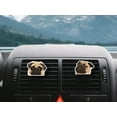 thumbnail image 6 of WIRESTER Car Air Freshener Fragrance Vent Clip Interior Decoration for Cars with Lemon Scented Pad - Animal Animal Pug Puppy Dog, 6 of 7