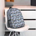 thumbnail image 3 of Goofa Police Car Pattern Lightweight Student Backpack for School, Water-Resistant, Adjustable Straps, Fits 15" Laptop, Multiple Pockets for Books, Accessories, 3 of 5