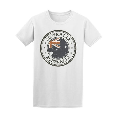 Australia Australia Grunge Logo T-Shirt Men -Image by Shutterstock, Male Small