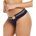 thumbnail image 2 of Calvin Klein 1981 Bold Cotton Thong (QF5448) L/Purple Night, 2 of 3