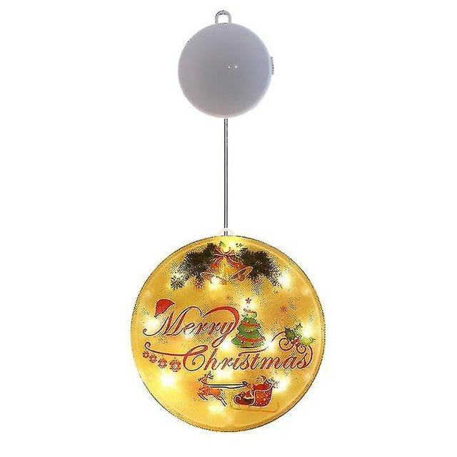 Guirnalda de luces Led con ventosas, adornos navideños para el hogar, guirnalda colgante, Adornos de árbol de Navidad, Navidad 2020, Año Nuevo 2021