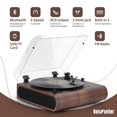 thumbnail image 2 of Tocadiscos Retrospiler, estilo retro, Bluetooth de 3 velocidades, 2 of 7