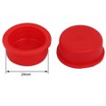 thumbnail image 2 of Unique Bargains DR M24 Flange Mounted Tapered Caps Tube End Insert Red 50pcs, 2 of 3