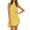 Yellow, variant on Ruyang Women's 2024 Summer Casual Dress Floral Print Sleeveless Halter Neck Beach Dress Slim Fit Party Club Bodycon Dresses