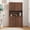 Walnut, variant on Toauuo 70.87" Tall Wardrobe & Kitchen Cabinet, with 6 Doors, 1 Open Shelf & 1 Drawer, Freestanding Storage Cabinet for Bedroom & Kitchen