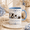 Black, variant on French Bulldog Birthday Mug Floral Blue Ribbon Gift for Frenchie Mom Dog Lover