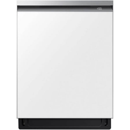 Samsung DW80BB707012 24 inch White Glass 42dBA Smart Dishwasher
