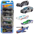 thumbnail image 1 of Toy Cars Hot Wheels Batman a escala 1:64, paquete de 5 con batimóvil, 1 of 8