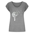 thumbnail image 3 of Birdeem T-Shirts à Col en V pour Femmes Mode Confortable Blouses Féminines Hauts, 3 of 6