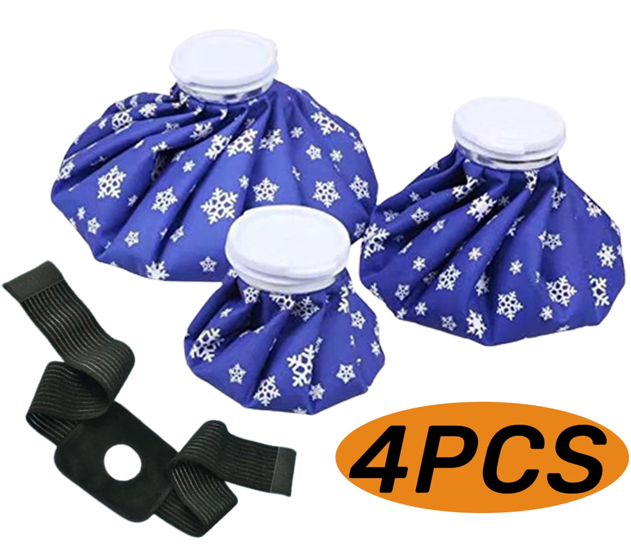 Bags of Ice for Injuries Reusable Bagged Ice for Hot & Cold Therapy and