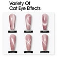 thumbnail image 6 of Gellen Cat Eye Gel Nail Polish Kit - Natural Nudes Series 6 Color Cat Eye Gel Polish Set, Soak off Nail Gel Home Salon Use 10ml, 6 of 8