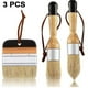 thumbnail image 1 of Juego de 3 herramientas Masterpiece de tiza y cera con cerdas naturales para diversas necesidades de pintura, con mangos de madera maciza, que incluyen pinceles planos, puntiagudos y redondos,, 1 of 8