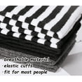 thumbnail image 4 of Arm Warmers Fingerless Gloves For Women Thumb Hole Stretchy Gloves Long  Leg Winter Warm Gloves 6 Pairs, 4 of 8