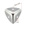 thumbnail image 2 of Unique Bargains Metal Box Corner Protectors Edge Guard Protector 25 x 25 x 25mm Silver Tone 8Pcs, 2 of 3
