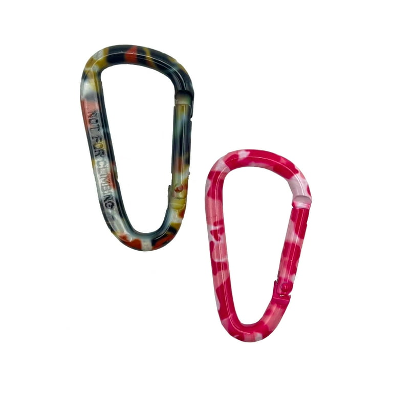 Mini Camo Spring Link, Aluminum, Gear Clips, 2 Pack, 2.25 Mini Camo Spring Link, Aluminum, Gear Clips, 2 Pack, 2.25