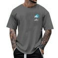 thumbnail image 1 of Styesk T-Shirts pour Homme Mode Décontractée Imprimé Col Rond Pull T-Shirt Manches Courtes Blouse, 1 of 5