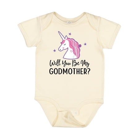 

Inktastic Godmother Proposal for Godparent Gift Baby Boy or Baby Girl Bodysuit