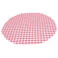 thumbnail image 2 of Nappe à Carreaux Nappe Ronde Nappe en Polyester pour Restaurant Hôtel Camping Pique-Nique (Carreaux Rouges, 1.6m), 2 of 2