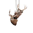 thumbnail image 2 of Christmas Deer Antler Car Pendant Decoration - Acrylic Car Antler Ornament for Holiday Vehicle Interiors and Rustic Christmas Gift Ideas, 2 of 5