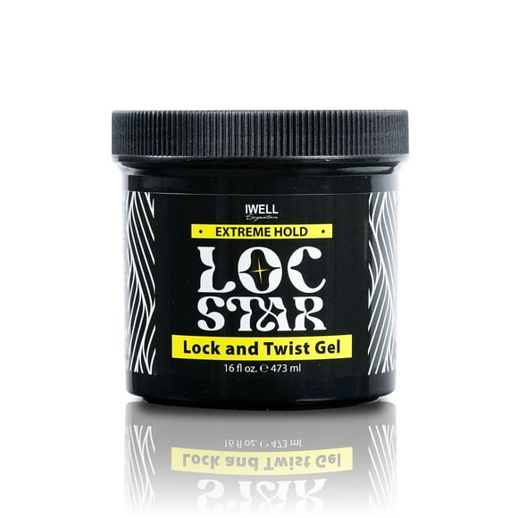 IWELL Signature Loc Star Lock & Twist Gel / Tenue Extrême / Lisse et Atténue les Frisottis / Sans Résidu Lourd / Longue Tenue / Sans Parabènes / 16 fl oz