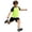 Green, variant on Boys Football Training Short Sleeve Sport Shirt and Shorts for Kids Athletic Team and Play (White Size 5-6 Years)