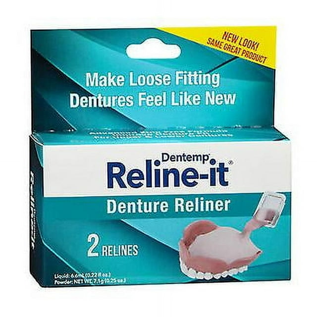Kendall D.O.C. Reline-It Doublures pour Dentiers, 2 Unités (Lot de 1)