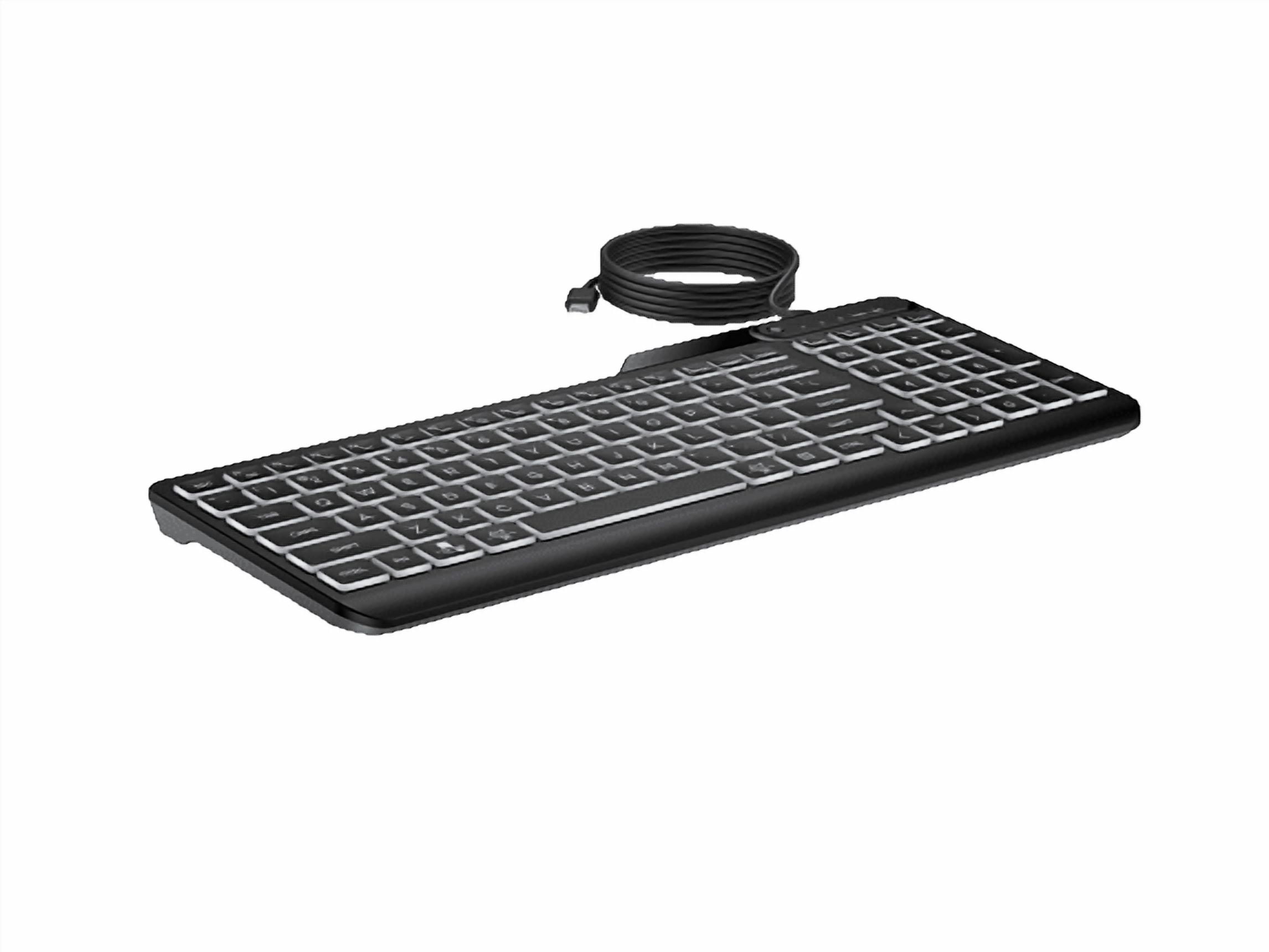 HP 400 Backlit Wired Keyboard